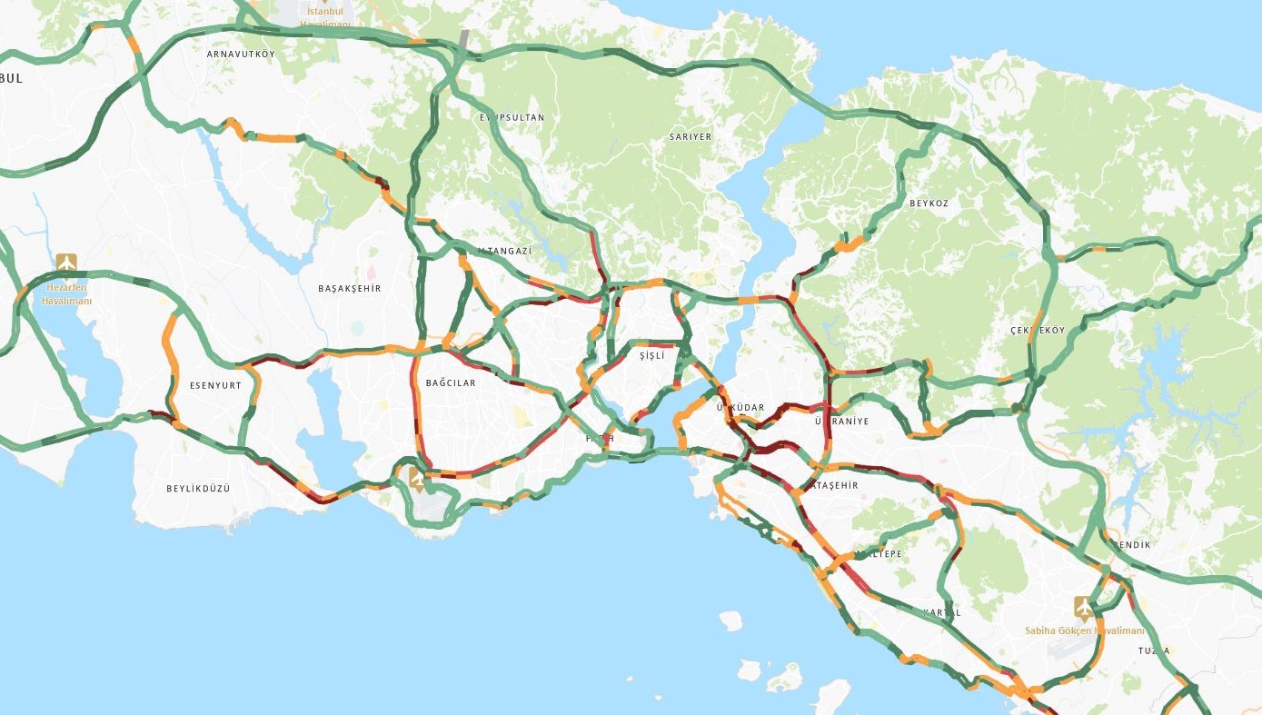 istanbul trafiginde ilk gun yogunlugu tem ve koprulerde yogunluk yasaniyor uaV4hmpr